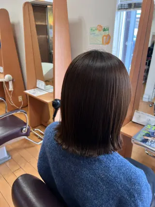 ミディアム カラー HAIR chic所属・澤越 遥花のヘアスタイル