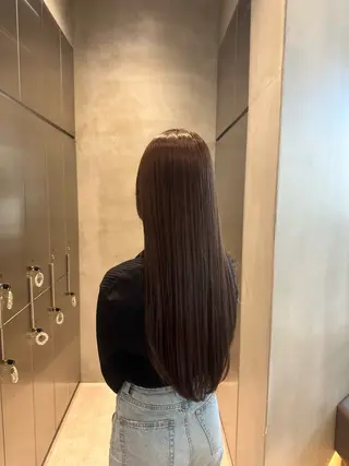ロング 透明感カラー/伊藤 陸/soigneのヘアスタイル