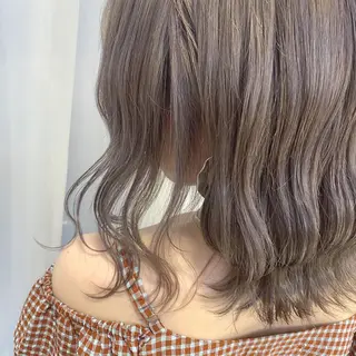 ミディアム カラー ナツミ/透明感カラー /酸性ストレートのヘアスタイル