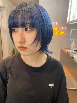 ミディアム カラー ヘアアレンジ XENA表参道 MIKUのヘアスタイル