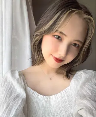 ミディアム カラー 👑白髪ケア👑 ウメダナオヤのヘアスタイル