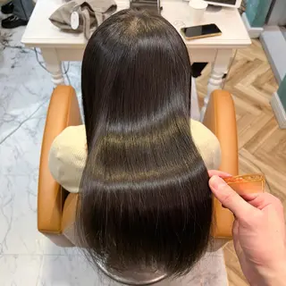 ロング ケアカラー/縮毛矯正 /レイヤー/板垣光采のヘアスタイル