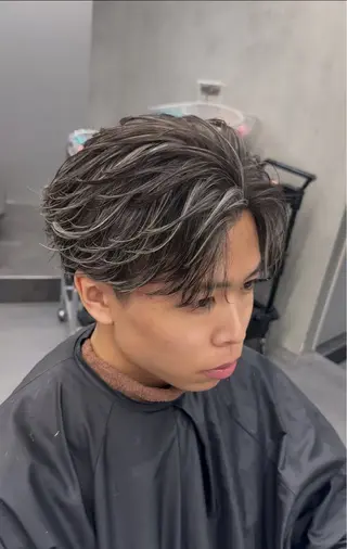 ミディアム パーマ fifth 児玉達哉 当日予約🙆のヘアスタイル