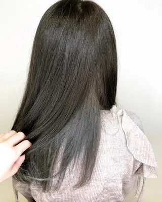 セミロング カラー メンズヘア特化 崎田 成人のヘアスタイル