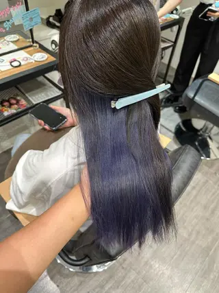 セミロング カラー 艶髪レイヤー上田 紗也🇰🇷💗のヘアスタイル