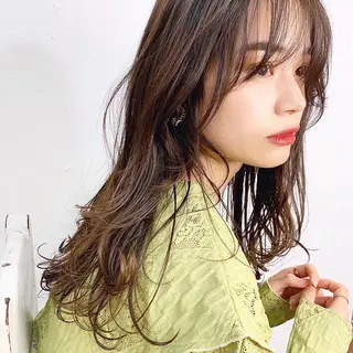 ロング カラー Sana / 韓国ヘア / カラーのヘアスタイル