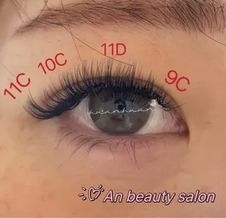 マツエク・マツパ An beauty 池袋のマツエク・マツパデザイン