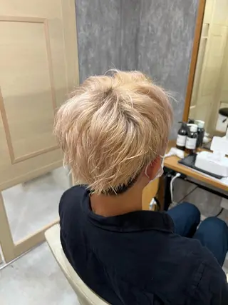 ミディアム カラー メンズ emu所属・🌈髪質改善・美髪矯 正・平野瀬乃🌈のヘアスタイル