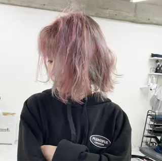 ショート カラー パーマ ヘアアレンジ メンズ キッズ ネイル マツエク・マツパ 架空〜KAQU〜所属・【clan】 NOGAMIのヘアスタイル