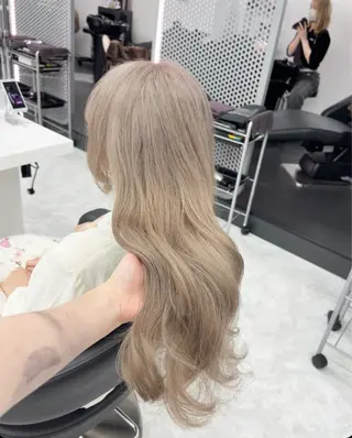 ロング カラー パーマ ヘアアレンジ メンズ キッズ ♥️韓国ヘア レイヤー♥️ゆりのヘアスタイル