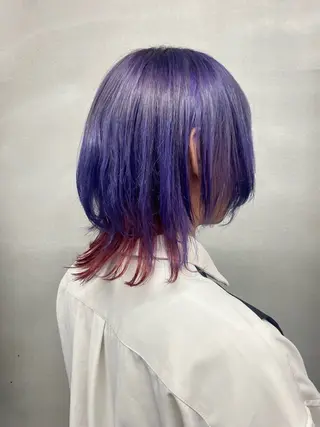 ミディアム カラー メンズ 柏 デザインカラー/ レイヤー🐣シオリのヘアスタイル