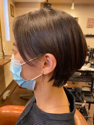 ショート カラー liL hair lounge所属・liL  hair サトウリョウタのヘアスタイル