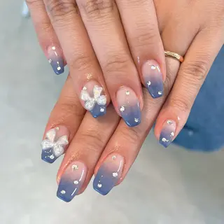 ネイル sio.nail&eyebrow salon shimokitazawa2号店所属・nailist mana𖤐´-のネイルデザイン