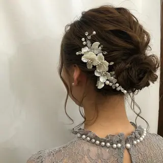 ロング カラー パーマ ヘアアレンジ entality lit所属・暖色ボブ 🍊rikakoのヘアスタイル