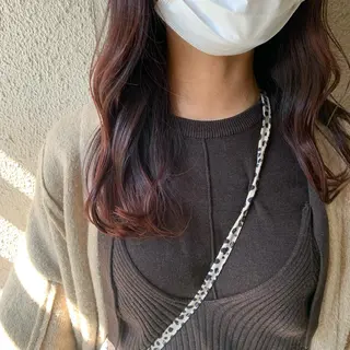 セミロング カラー chouette/ 根本優希のヘアスタイル