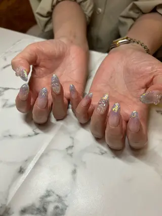 セミロング えま 十日市場のネイルデザイン