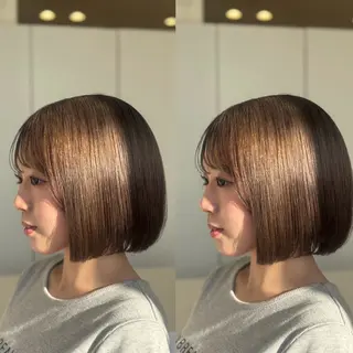 ミディアム カラー hair&make  SORA所属・美髪/ 艶カラー/まや🦋のヘアスタイル