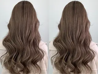 ロング カラー LINOET名古屋所属・ダブルカラー🩶上村 純妃🩶名駅徒歩5分のヘアスタイル