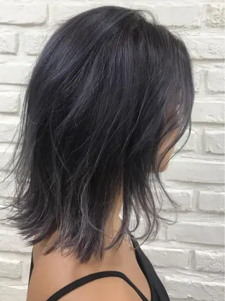 ミディアム カラー 【暖色カラー特化】 中山由梨のヘアスタイル