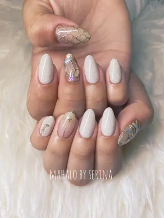 ミディアム カラー ネイル SUNNY BAE. SERINAのネイルデザイン