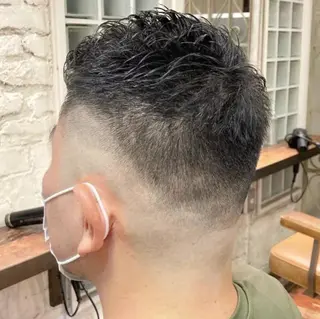 ショート メンズ Hair make ONE  008所属・メンズ/フェード/ バーバー/盛山大地のヘアスタイル