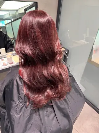 ロング カラー 小林 楓香のヘアスタイル