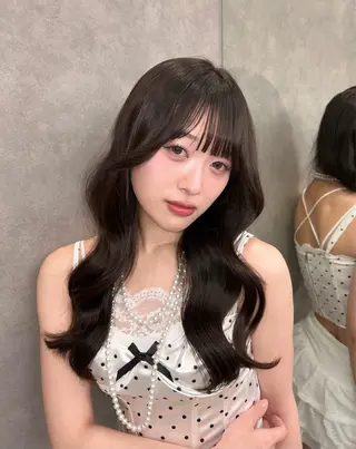 ロング カラー 艶カラー/艶髪矯正/ レイヤー/ひなき🎀のヘアスタイル