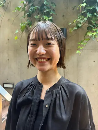 ショート コテ巻き風/ボブ パーマ🌼杉田 萌恵のヘアスタイル