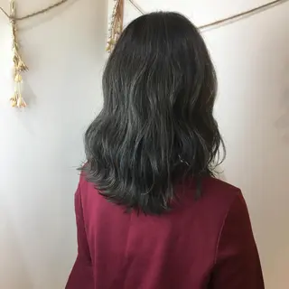 ロング カラー 髪質改善 頭身浴/ 中田のヘアスタイル