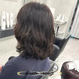 パーマ Endearing 銀座/レイヤーカットのヘアスタイル