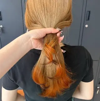 セミロング カラー 🫧モデル募集🫧 海保 純菜のヘアスタイル