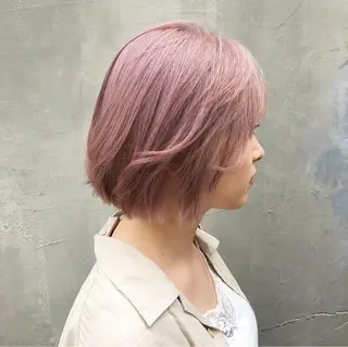 ショート カラー happy  man 🌸血色カラー🌸のヘアスタイル