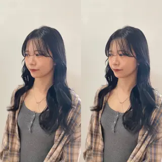 ロング mopa所属・mopa_kaede 暖色カラー/ロングのヘアスタイル