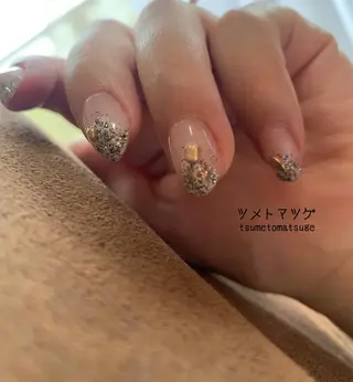 ショート ネイル ツメトマツゲ .のネイルデザイン