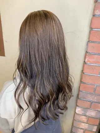 セミロング カラー パーマ ヘアアレンジ メンズ キッズ ネイル マツエク・マツパ 髪質改善 艶髪🔵ﾌｾﾅｵﾔのヘアスタイル