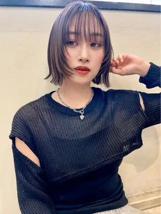 ミディアム 外国人風ヘア スペシャリスト★高沼のヘアスタイル
