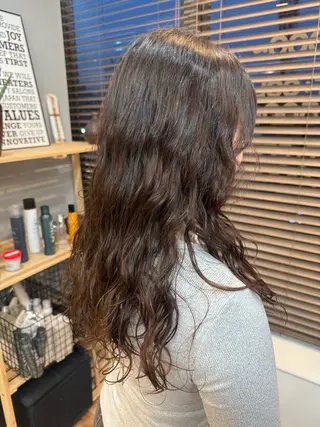 ロング パーマ 似合わせカット🌿 【シン】のヘアスタイル