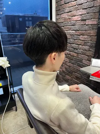 メンズ ニュアンスパーマ/ ウルフ/ときなのヘアスタイル