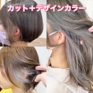 ミディアム カラー KIZU 髪質改善 オカルト怪談のヘアスタイル