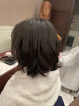 ミディアム ヘアアレンジ 大賀 祐未のヘアスタイル