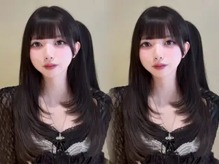 セミロング 谷川が作る熊本1🥇 レイヤーカットのヘアスタイル