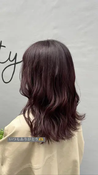 ロング ツヤカラー🫧 Saeのヘアスタイル