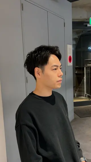 ショート メンズ 葉月/ボブ/ 透明感カラー／中目黒のヘアスタイル