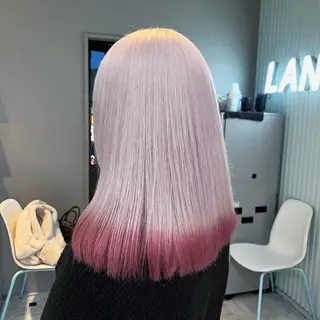 ミディアム カラー ブリーチカラー 🩵MIZUKIのヘアスタイル