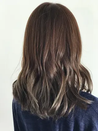 ミディアム セミロング ロング カラー 🌈ディレクター🌈 徳松優希のヘアスタイル