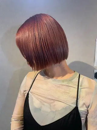 ショート カラー  ︎︎ YUWAのヘアスタイル