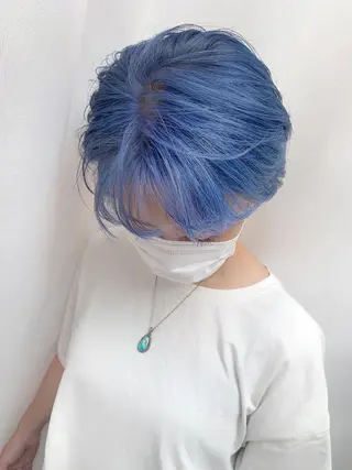 ショート カラー レイヤー専門家 ダブルカラー修のヘアスタイル