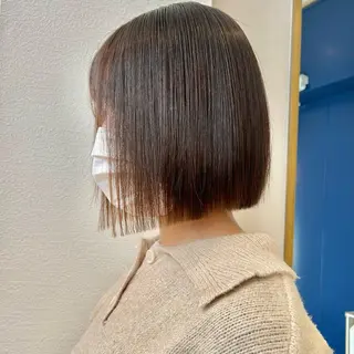 ミディアム 髪質改善【縮毛矯正】 北千住で美髪に導く人のヘアスタイル