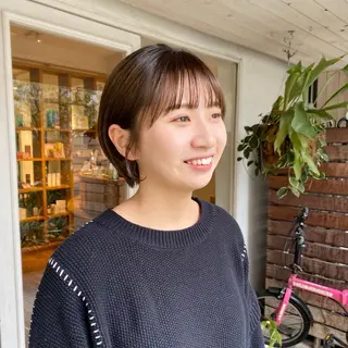 ショート ヘアアレンジ BELLA阿部野 TOMOMIのヘアスタイル