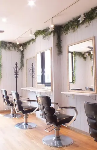 ロング カラー パーマ ヘアアレンジ チビ編み込みエクステ シールEXどぅ〜すのヘアスタイル